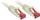 Kabllo rrjeti Lindy Patchcord Cat6, S/FTP, 5m, 50 copë, e bardhë