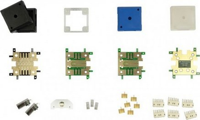 Set elektronik DIY Brick'r Allnet MHz, module RF, këllëf plastik transparent