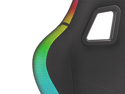Karrige gaming Genesis Trit 500 RGB, ergonomike, me ndriçim RGB, e zezë