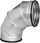 Segment ventilimi Alnor BSL-315-90, 315mm, kënd 90°, me garniturë