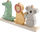 Lodër druri Fisher-Price Wooden Stack and Sort Animals, edukative, shumëngjyrëshe