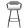 Stol rrotullues Lang 51,5x48,5x89,5Hcm (HM9990.02), zezë/ gri
