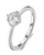 Unazë për femra Brosway Fancy Infinite White FIW77, e argjendtë