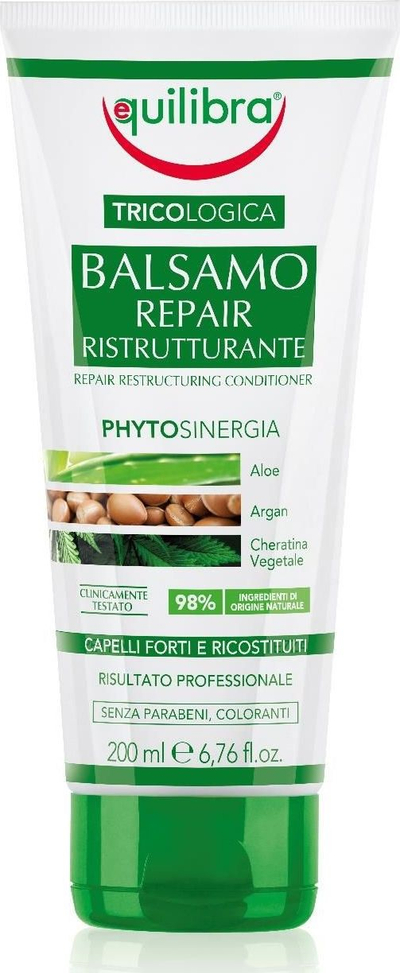 Balsam flokësh Beauty Formulas Equilibra Tricologica Repairing Restructuring, për flokë të thatë dhe të dëmtuar, 200ml
