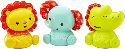 Set lodrash Fisher-Price Roly-Poly Pals, 3 figurina, për beba
