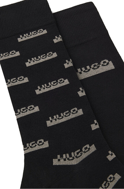 Set çorape për meshkuj Hugo Boss, 2 palë, të zeza