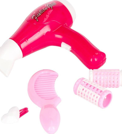 Set parukerie për fëmijë Mega Creative Handbag, 24x33x7 cm, rozë me të bardhë