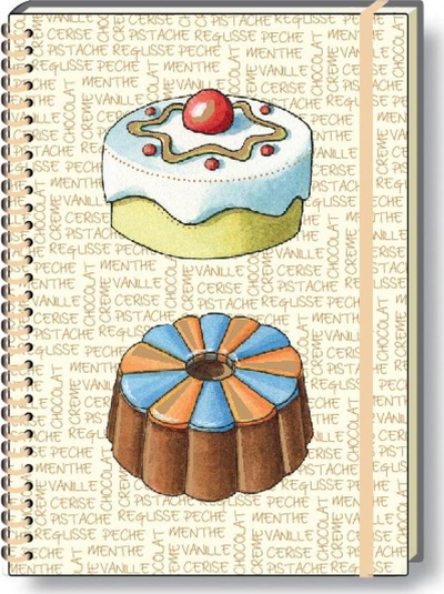 Fletore dekorative me spirale Rossi BR NB 019 C, A5, shumëngjyrëshe