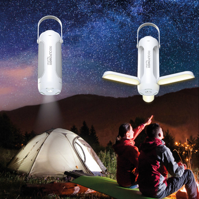 Dritë e jashtme RealPower LED Outdoor Light 190, solare, 6000 mAh, e bardhë