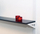Rafte murale Home>it M-design, 40 cm, e zezë