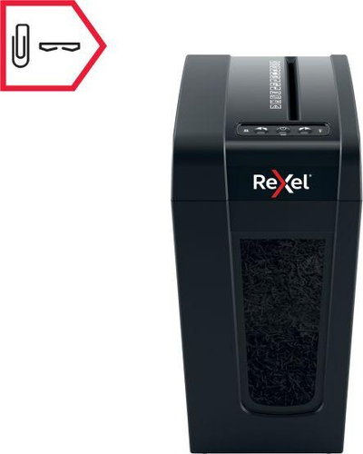 Shredder dokumentesh Rexel Secure X8 SL, P 4, 8 fletë, 14L, i zi