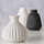 Set me vazo dekorative Boltze Home Esko, 3 copë, Ø 8cm, 11cm, shumëngjyrëshe