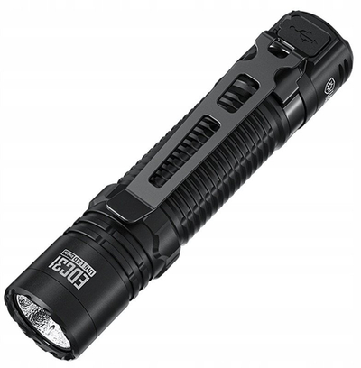 Elektrik dore Nitecore EDC31, 3500 lumens, karikim USB, i zi