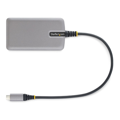 USB центар Startech, 4 порти, USB-C, 5Gbps, сребрен