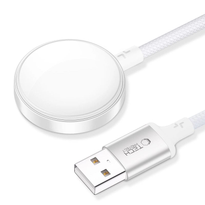 Kabllo karikimi magnetike Tech-Protect MC02 UltraBoost, 1m, USB-A, e bardhë