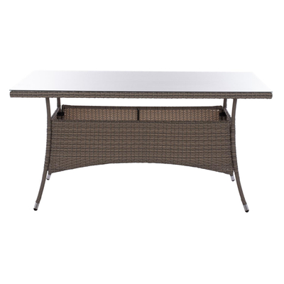 Tavolinë Minsk rattan 150×90×75 cm (HM5507.01)