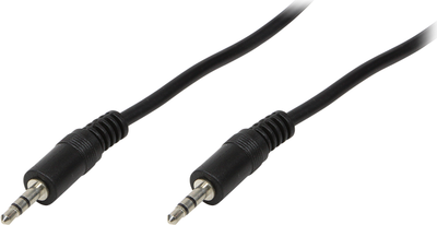 Kabllo LogiLink Jack 3.5mm - Jack 3.5mm, 5m, e zezë