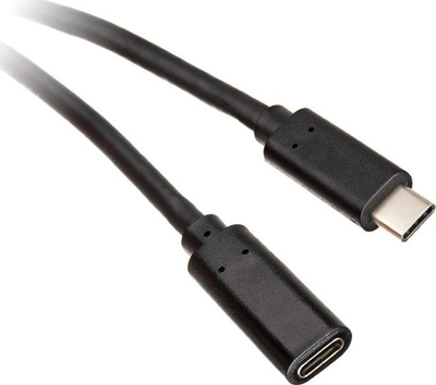 Kabllo USB InLine USB-C në USB-C, 2 metra, USB 3.2 Gen 2, e zezë