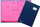 Dosje Pagna BRIEFCASE SUPPORT, 20 copë, blu / rozë