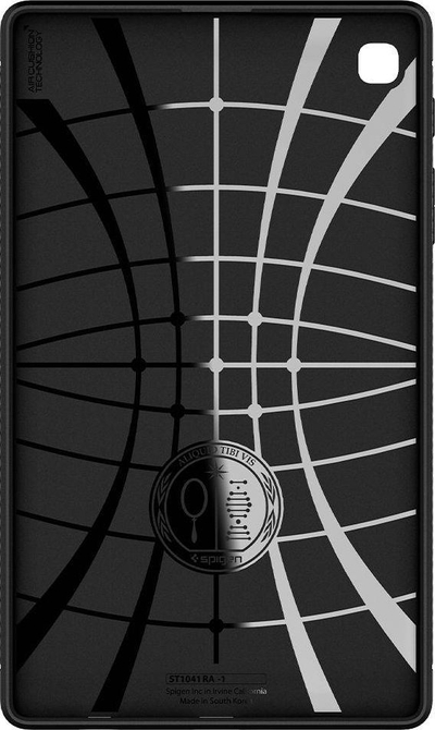 Futrollë tablet Spigen Rugged Armor, për Samsung Galaxy Tab A7 Lite, TPU, e zezë
