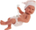 Kukull bebe Antonio Juan Born Doll Nica, 42cm, trup vinili, rozë