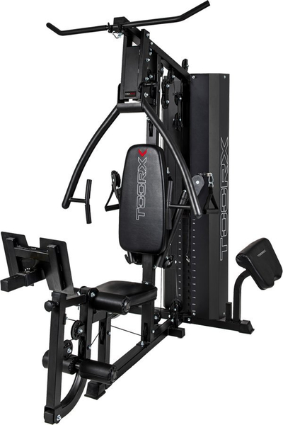 Stacion force Toorx MSX-90, bllok peshe 102 kg, skelet çeliku, gri