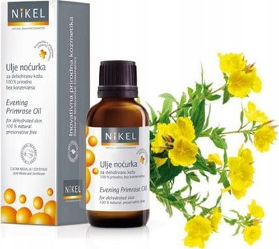 Масло за лице Nikel Evening Primrose, за многу сува кожа, хранливо, проѕирно