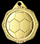 Medalje futbolli Victoria Sport 13679282, metal, ngjyrë ari