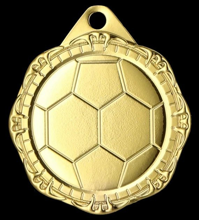 Medalje futbolli Victoria Sport 13679282, metal, ngjyrë ari
