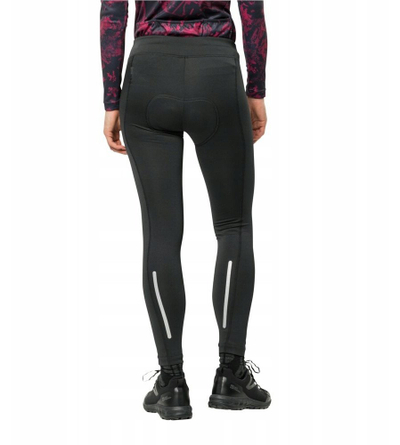 Тренинг хеланки Jack Wolfskin Morobbia Tights W, полиестер, дишливи, црни
