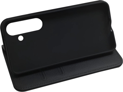 Këllëf portofol Just Must Stand Flip Case për Samsung Galaxy A15 A15 5G, me xhepa për karta, funksion standi, i zi