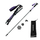Shkopinj trekking Qunature Nordic Walking, alumin, 110 130cm, vjollcë