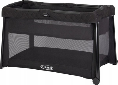 Krevat udhëtimi Graco FoldLite LX, me bassinet, palosje kompakte, Midnight