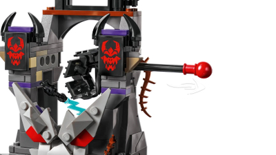 Set lodrash LEGO NINJAGO Dragonian Storm Village, arenë beteje, 6 minifigura, shumëngjyrësh