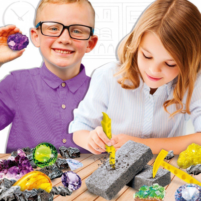 Set shkencor Lisciani Im a Genius Get to know minerals, edukativ, 7+