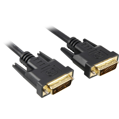 Kabllo Sharkoon DVI në DVI Dual Link 24+1, 5m, e zezë