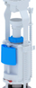 Mekanizëm i poshtëm Alca Plast 15170492, buton metalik, 3/6L