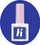 Полупостоен лак за нокти Hi Hybrid 273 Casa Azul, 5 ml, сина