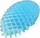 Lodër antistres fidget, elastike, transparente, blu