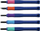 Set daltash gdhendje Sakura Chisel A5, 5 copë, dorezë gome, shumëngjyrësh