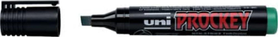 Marker permanent Uni Mitsubishi Prockey PM-126, majë e pjerrët, jeshil