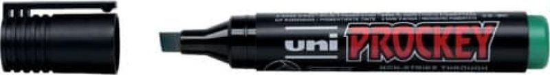 Marker permanent Uni Mitsubishi Prockey PM-126, majë e pjerrët, jeshil