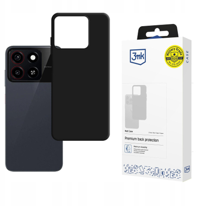 Maskë mbrojtëse 3mk Matt Case për ZTE Blade A35, TPU, matte, e zezë