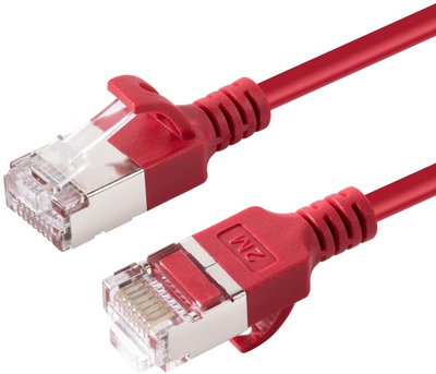 Kabllo rrjeti MicroConnect CAT6A U-FTP Slim, 0.15m, LSZH, gri