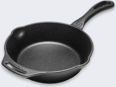 Tavë gize Petromax Fire Skillet FP20-T, 20cm, dorezë e gjatë, gri e errët