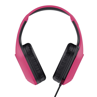 Kufje gaming Trust GXT 415P Zirox, 50mm, prizë 3.5mm, rozë