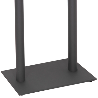 Bazë për tavolinë bar me 2 këmbë 80x40x108Hcm (HM480.20), gri