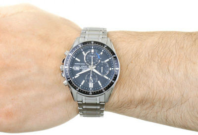 Orë për meshkuj Casio Edifice, e argjendtë