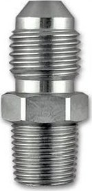 Adapter frenash HEL Performance, 7/16" x 20 UNF (-4 JIC), 1/8" x 27 NPT, për kaliper Wilwood