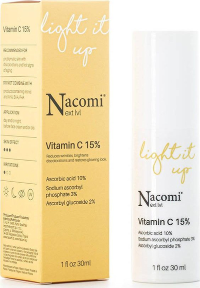 Nacomi Light It Up Vitamin C 15% Серум, 30 ml